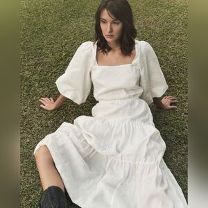 L*SPACE Bahia Maxi Dress in off-white